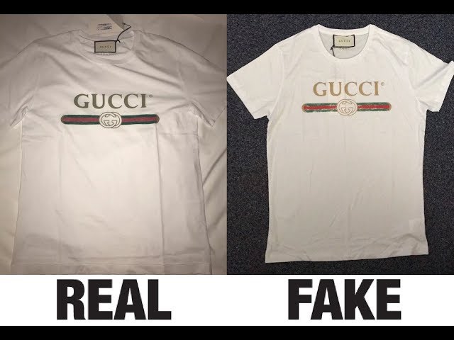 How To Spot Fake Gucci Logo Washed T-Shirt Authentic Vs Replica Comparison  - Youtube