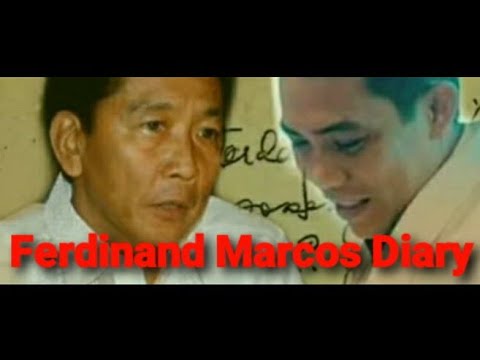 #Ferdinandmarcos #diary ANG DIARY NI FERDINAND MARCOS. - YouTube