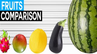 Fruit Size Comparison | Biggest Fruits | Doovi