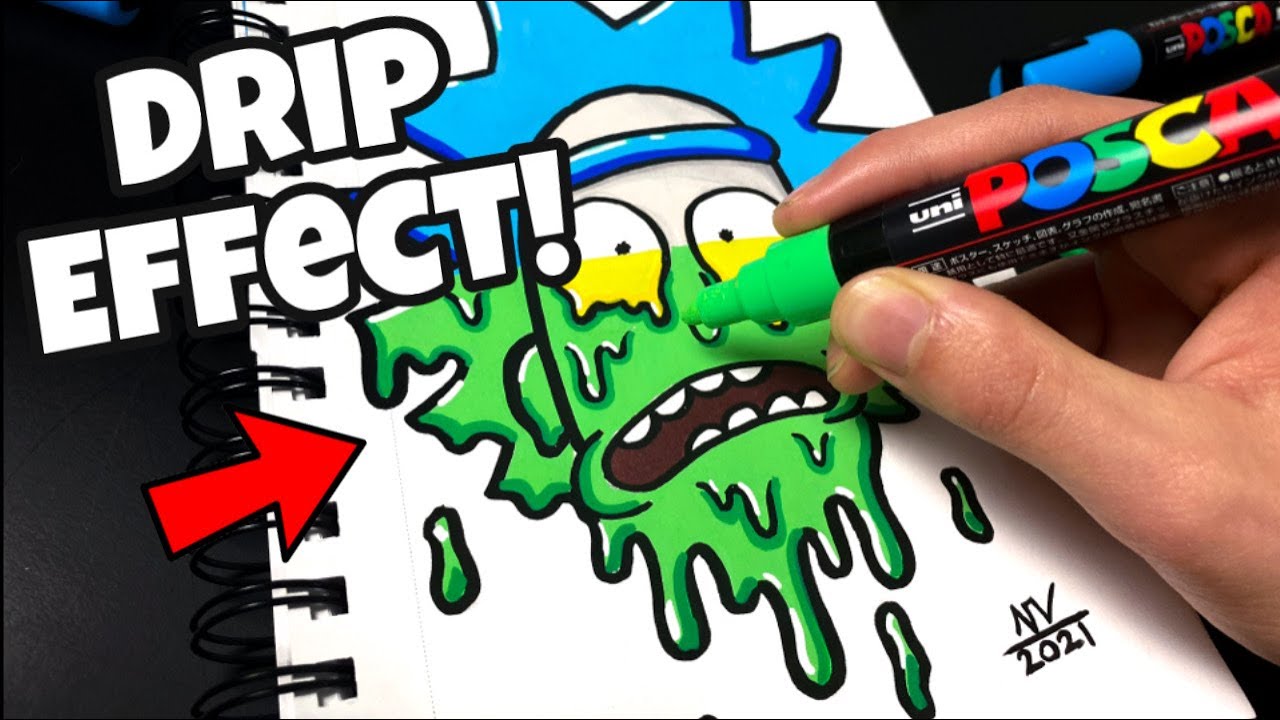 How To Draw Dripping Effect