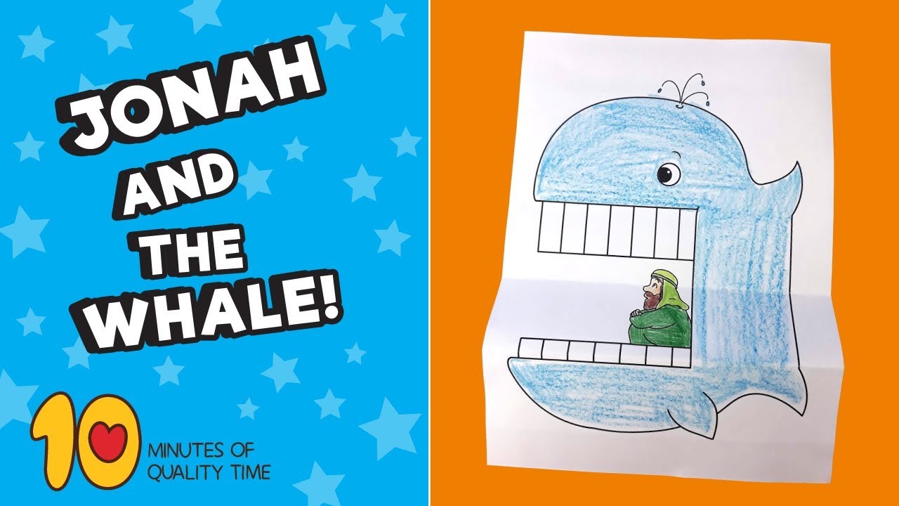 Jonah And The Whale Craft Printable