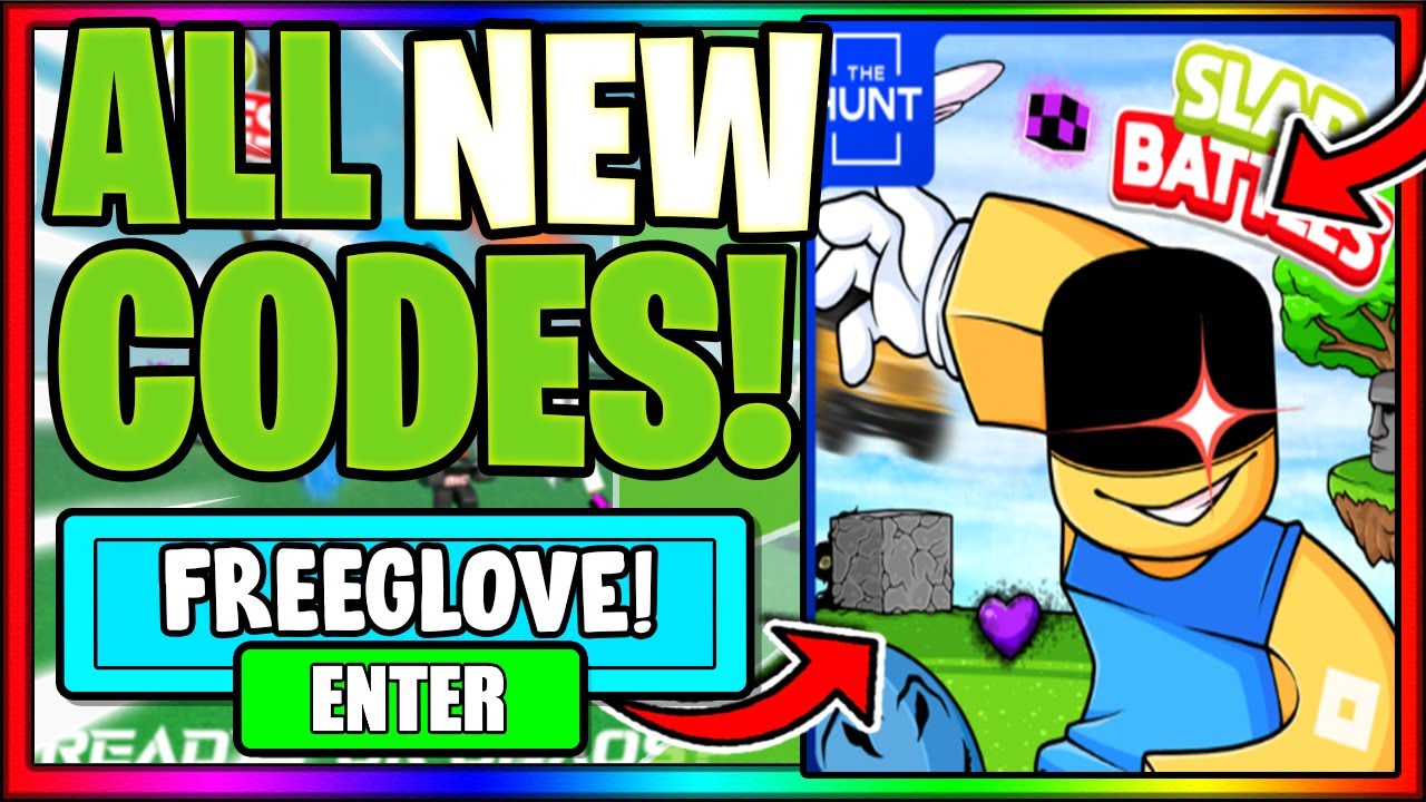 ALL *NEW* CODES FOR SLAP BATTLES *🐔THE HUNT🔎* Roblox Slap Battles Codes ...