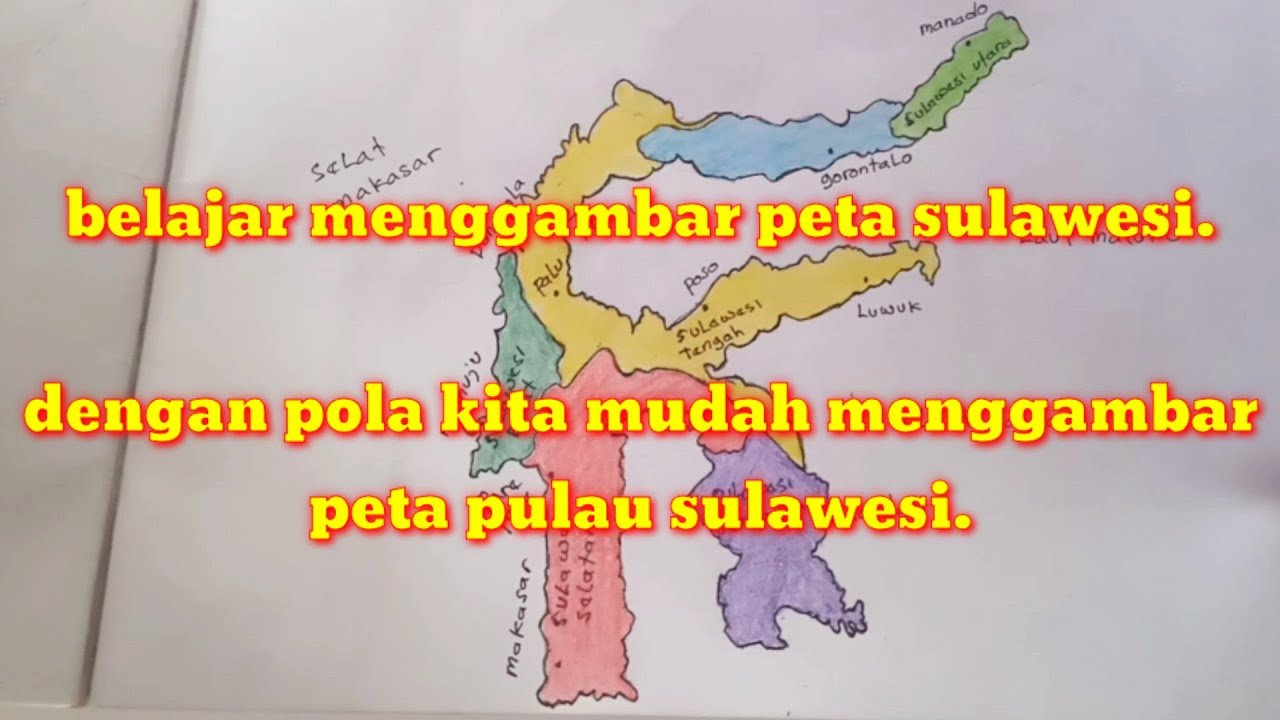 Peta Sulawesi Lengkap Dengan Keterangan Nama Provinsi Tata Ruang Nasional