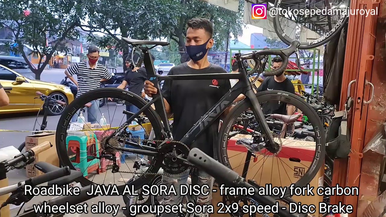 ROADBIKE JAVA DISC BRAKE VS SAVA RIM BRAKE - YouTube