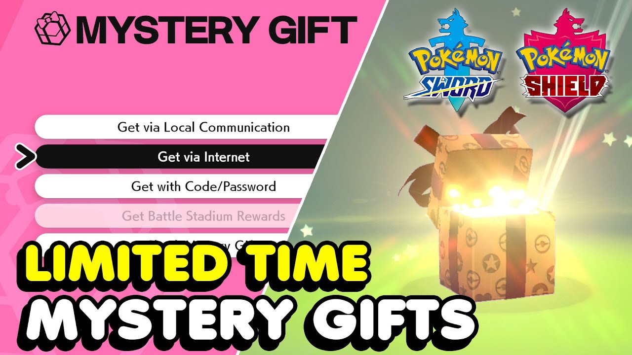 NEW MYSTERY GIFT CODES In Pokemon Sword & Shield (Limited Time) YouTube