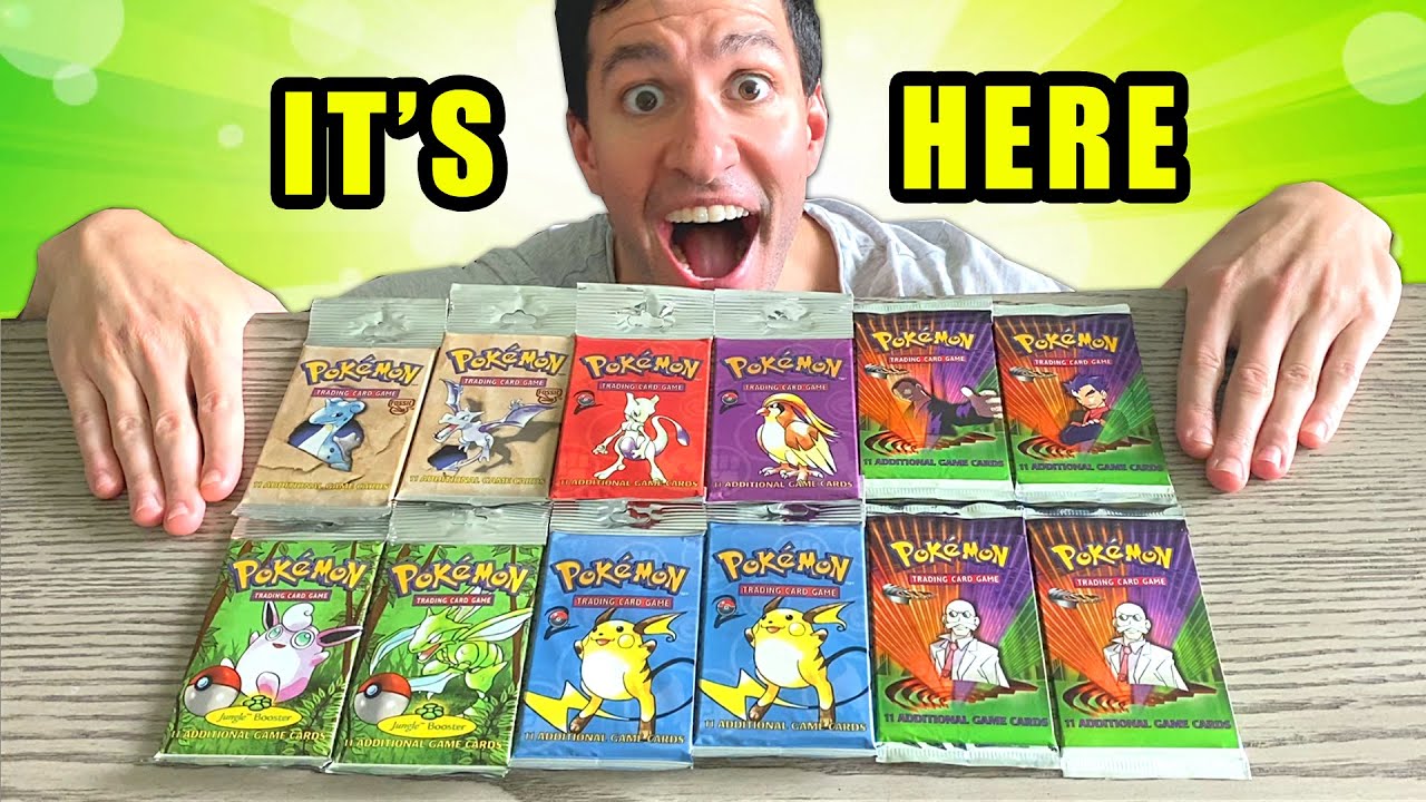 *IT'S VINTAGE POKEMON CARDS TIME!* Rare Packs Opening! - YouTube