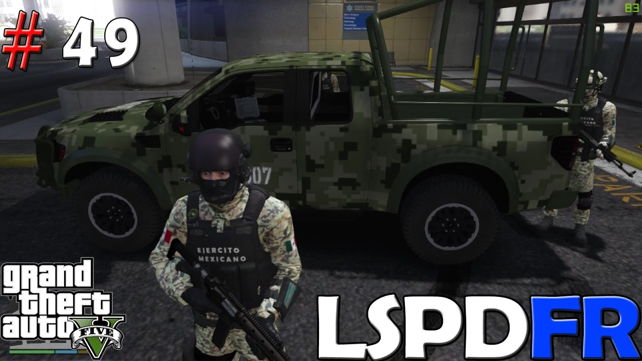 GTA V LSPDFR #49 EJERCITO DE MÉXICO vs NARCOTRAFICANTES | TheAxelGamer ...