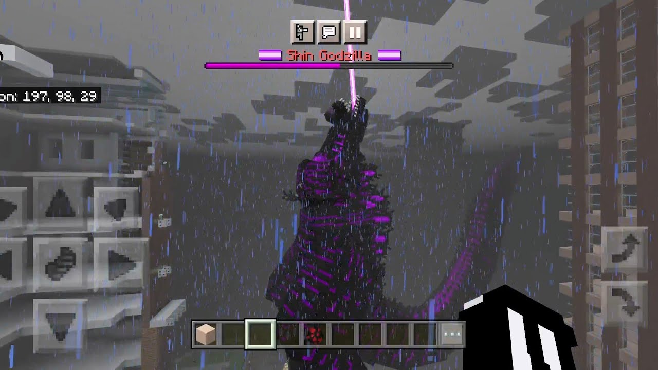 Shin Godzilla Destroying The City in Minecraft - YouTube