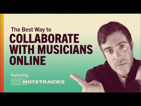 The best way to collaborate with musicians online - Notetracks