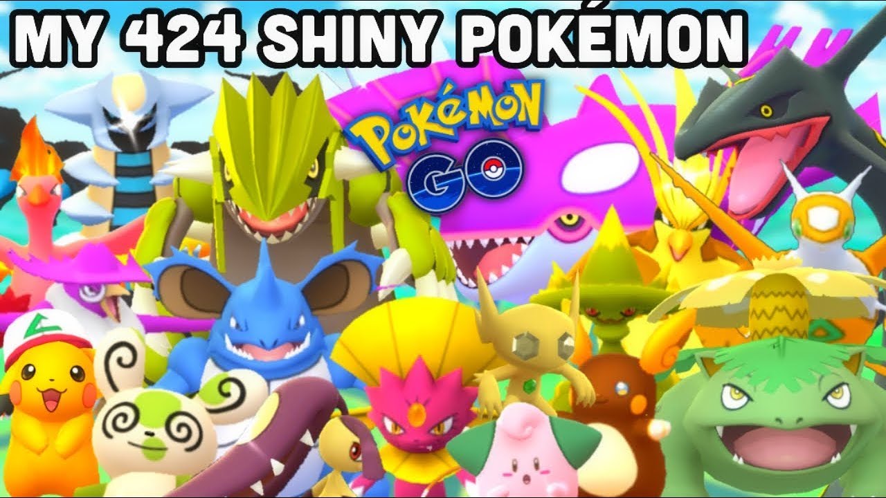 Over 420 shiny Pokemon in Pokemon GO | current collection - YouTube