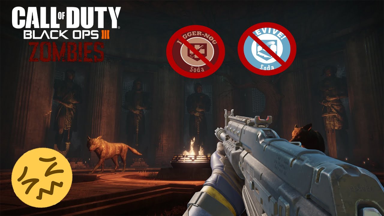 Call Of Duty Black Ops 3 - un golpe y muero, escapando del templo 🤯 SIN ...