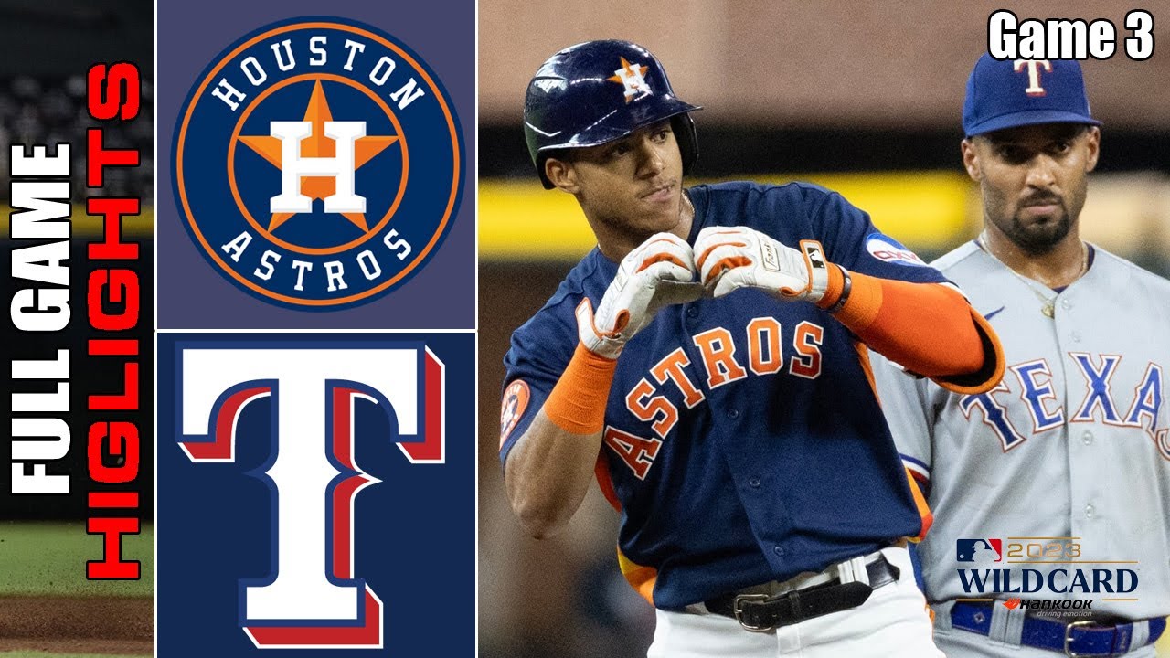 Texas Rangers vs. Houston Astros GAME 3 .FULL HIGLIGHTS NLDS (10.18. ...