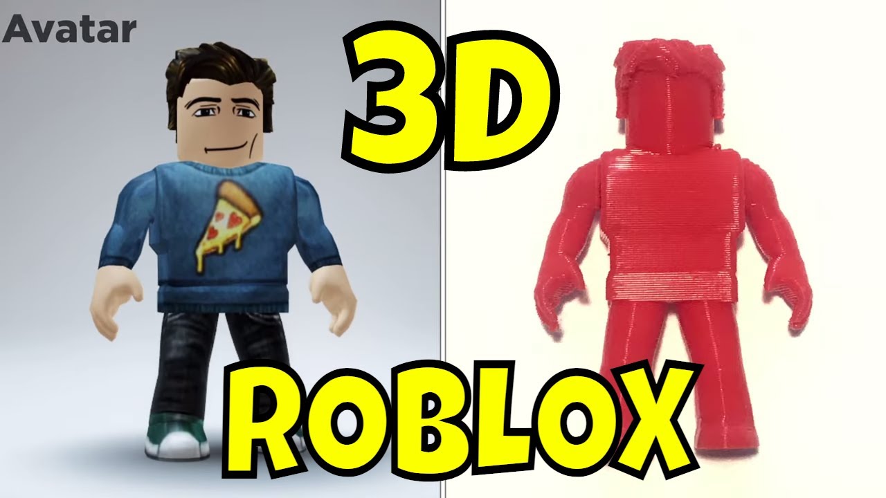 Top 99 roblox avatar 3d print đang gây sốt trên mạng