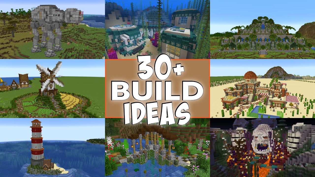 Minecraft Building Ideas For A Town Blueprints