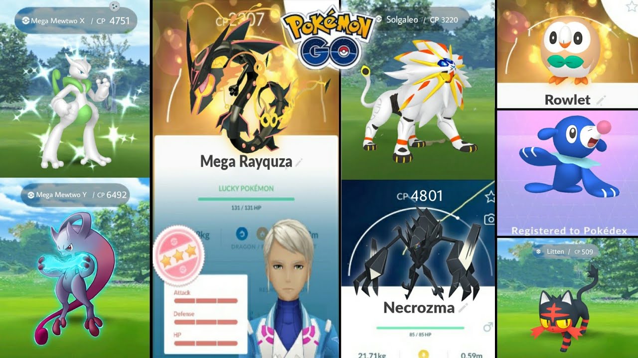 New Gen 7(Alola) & Mega Legendary Pokemons soon in Pokemon Go|Rowlet ...