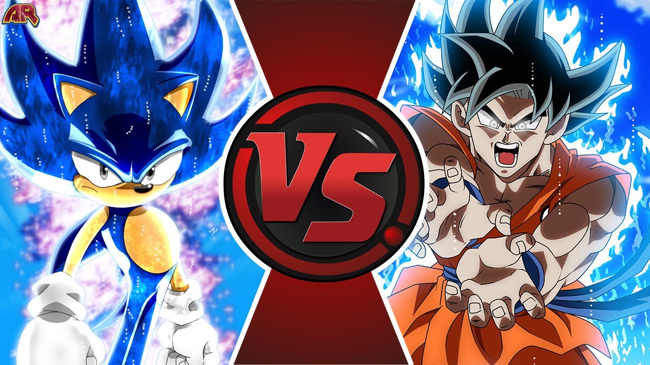 Sonic Vs Goku Anime Movie Sonic The Hedgehog Vs Dragon Ball Super | The ...