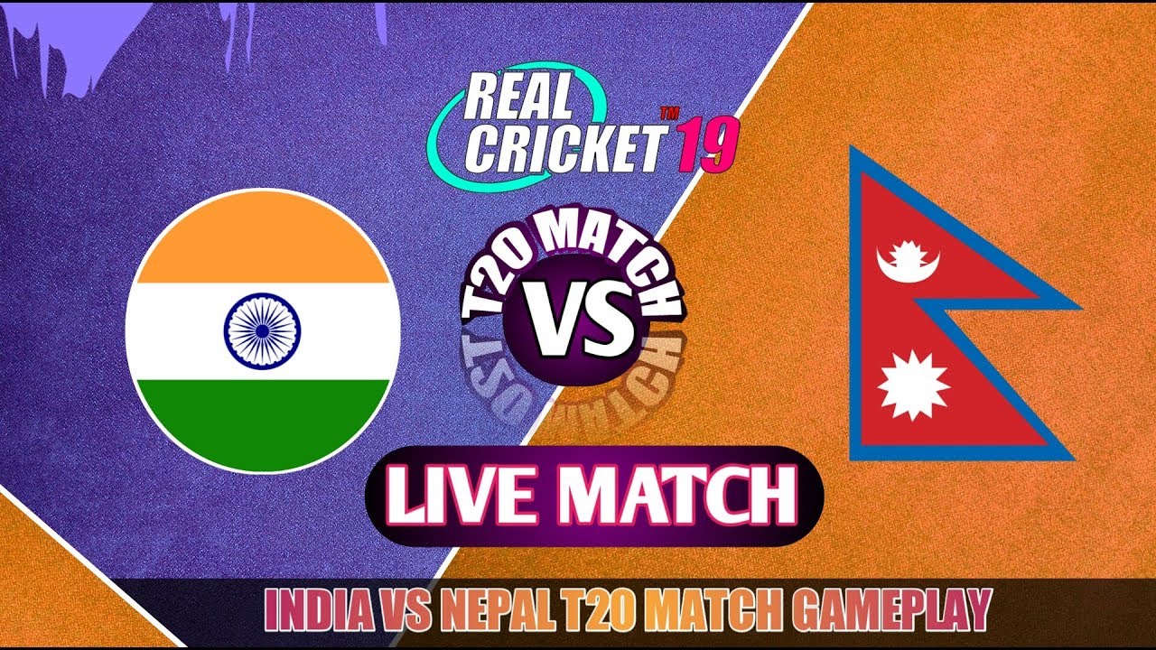 (INDIA VS NEPAL) T20 MATCH REAL CRICKET 20 LIVE YouTube