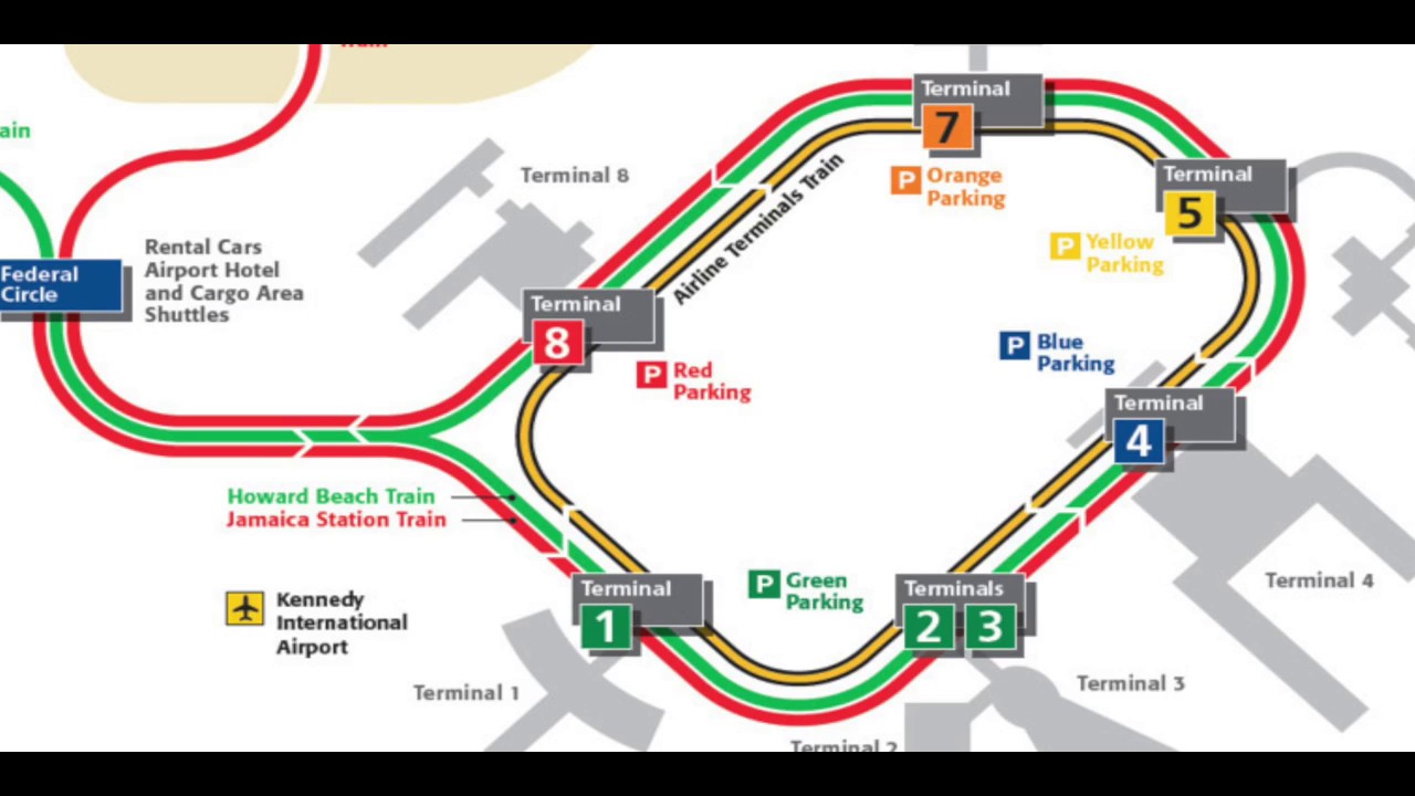 JFK AirTrain Terminal Map