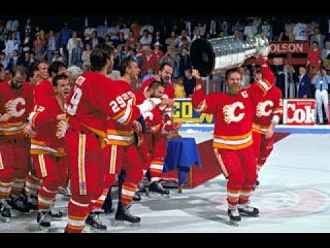 NHL STANLEY CUP CHAMPIONS 1989 - Calgary Flames - YouTube