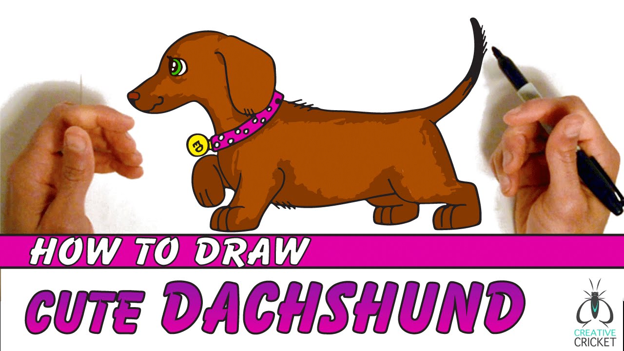 Learn Easy Step-By-Step Tutorial On How To Draw A Dog Cute That Anyone ...