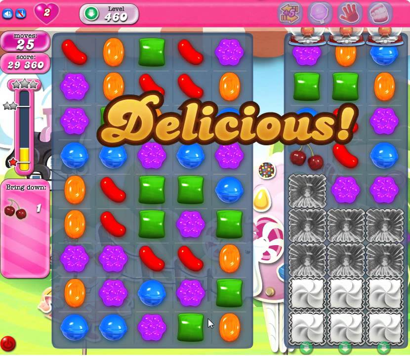 Candy Crush Saga - Level 460 - No Boosters - YouTube