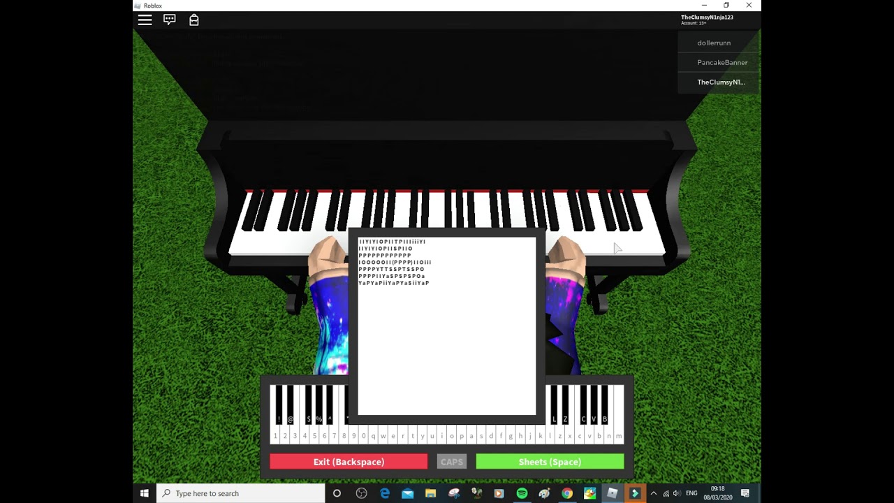 Roblox piano sheets - lmkaao