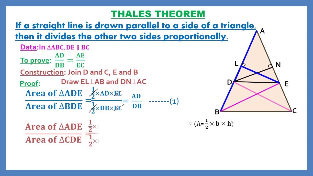 What Is Thales Theorem