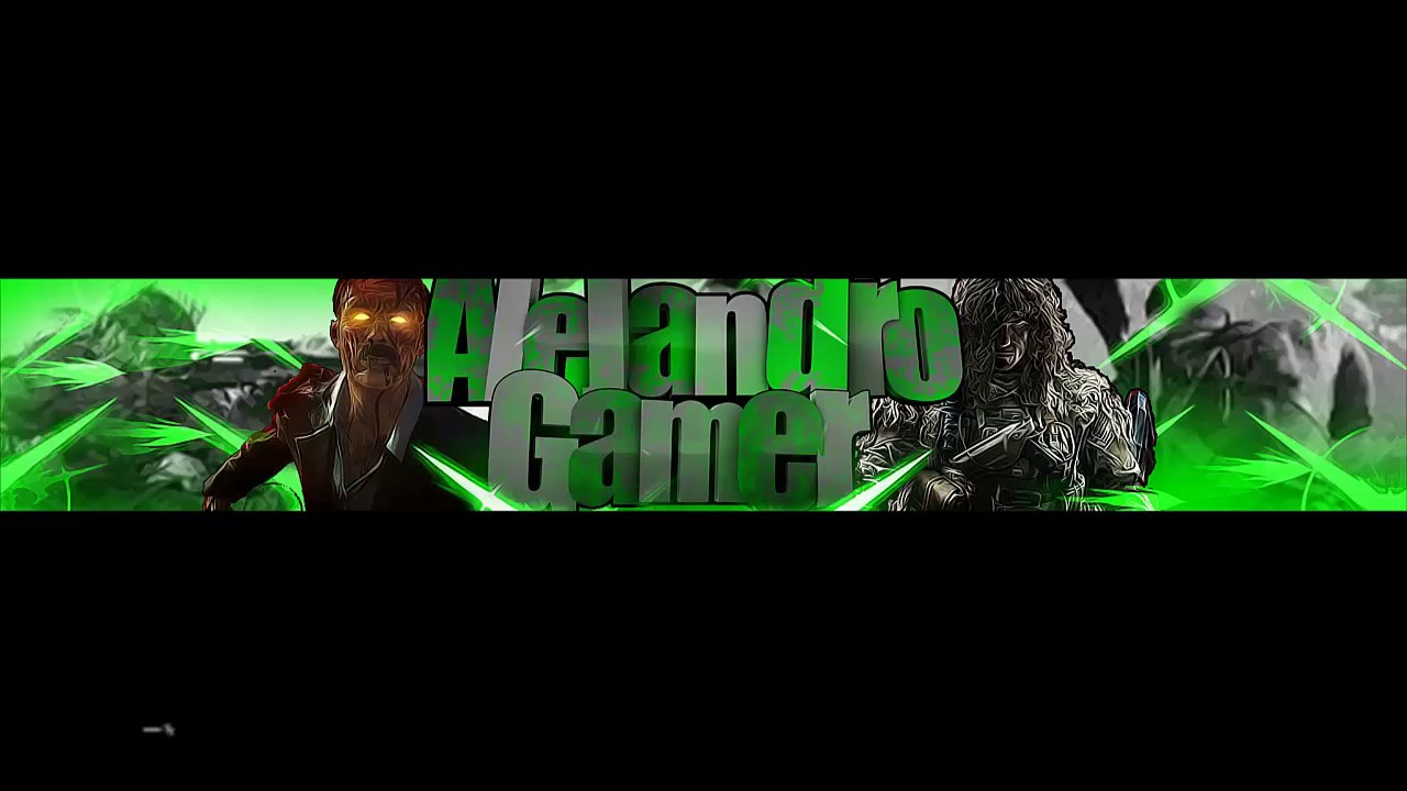 Speed Art Pro #8 - Banner para Alejandro Gamer - Hago Banners Gratis :D ...