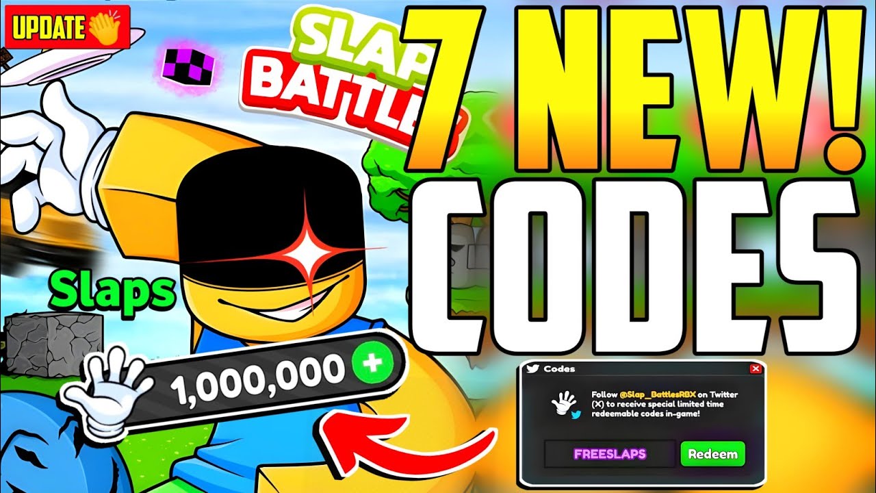 *NEW* ALL WORKING CODES FOR SLAP BATTLES 2024 - ROBLOX SLAP BATTLES ...