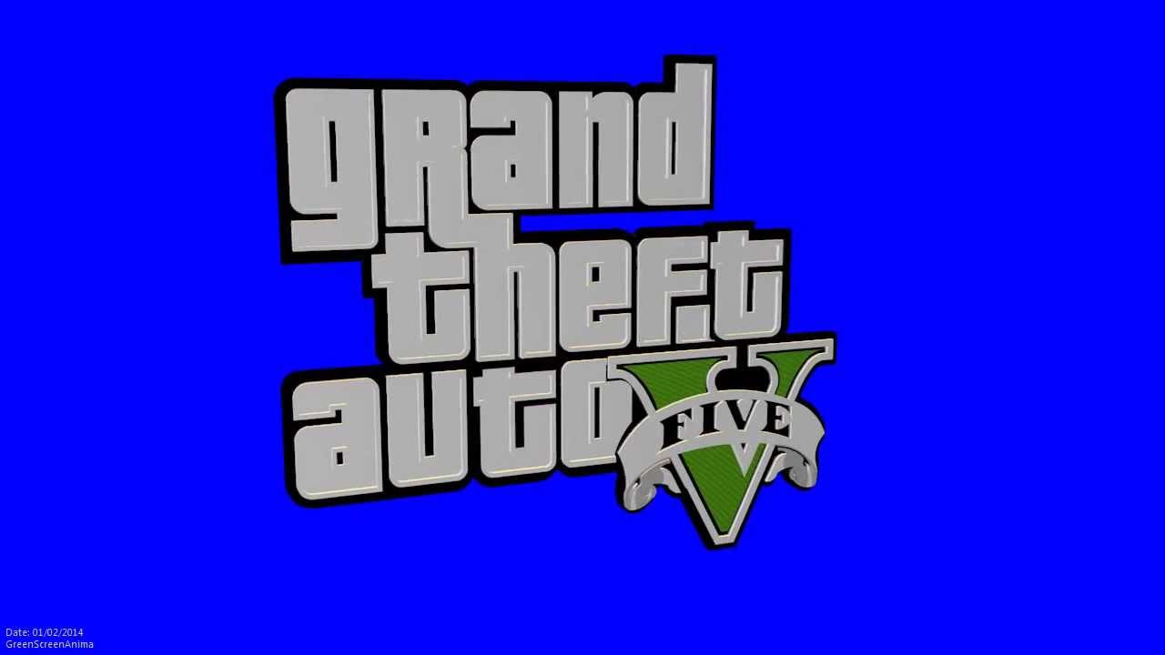 gta 5 Logo 3D ANIMATION 1080p s01r01 green screen - YouTube