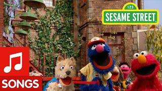 Sesame Street: Walking a Dog on a Leash with Grover and Elmo