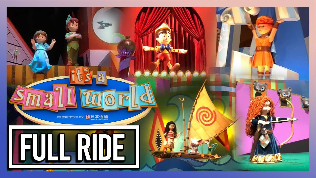 New It S A Small World Featuring Disney Characters Tokyo Disneyland Ride Attraction Pov 18 Youtube