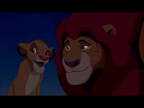 The Lion King - Simba and Mufasa scene - YouTube