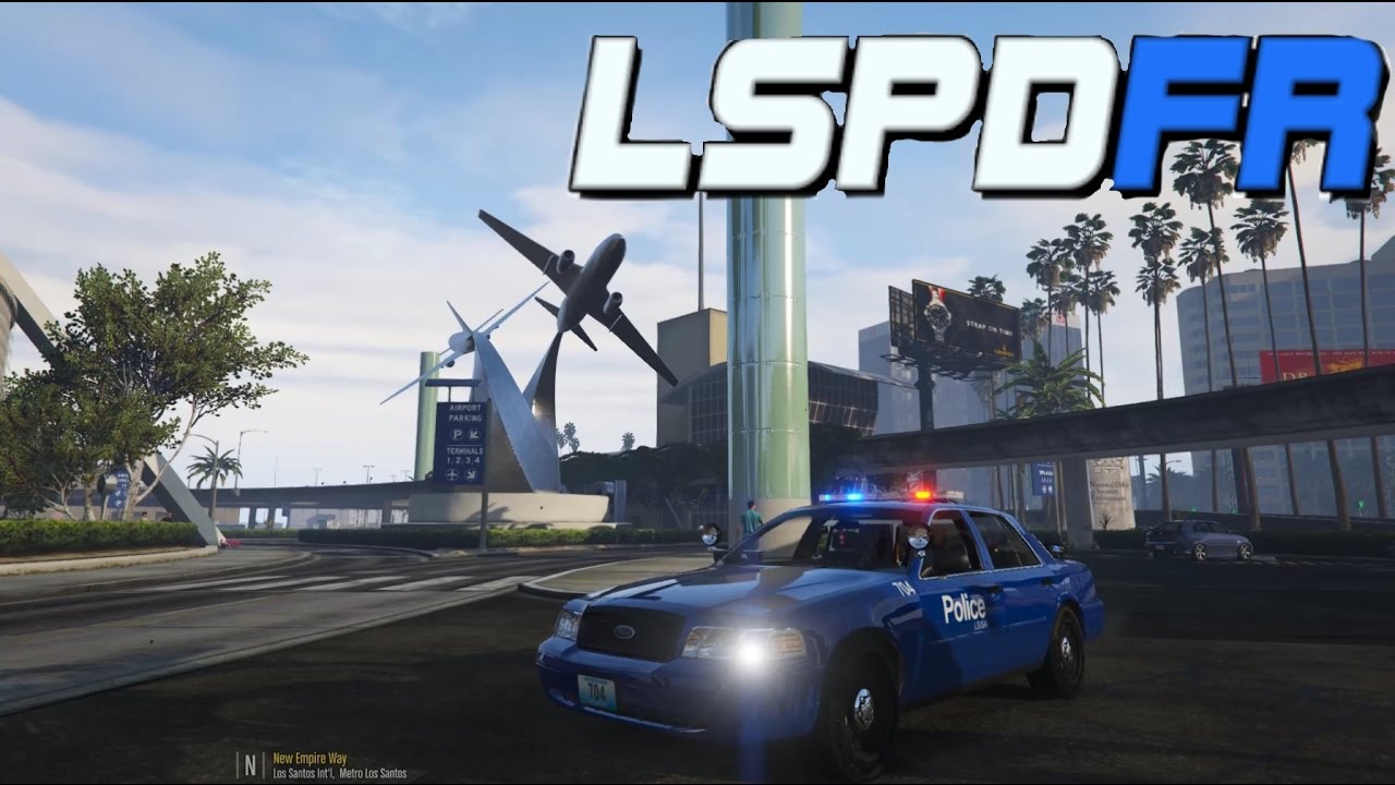 GTA 5 - LSPDFR #4 - LSIA Transit Police - YouTube