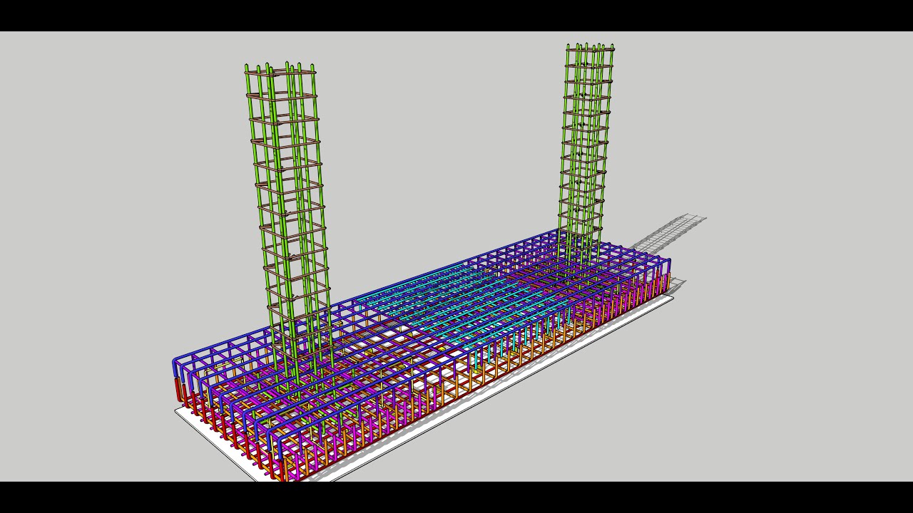 Concrete Footing Rebar Placement