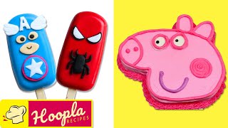 Superheroes Cake! Fun & Amazing Cake Decorating Ideas | Peppa Pig Cake | Hoopla Recipes