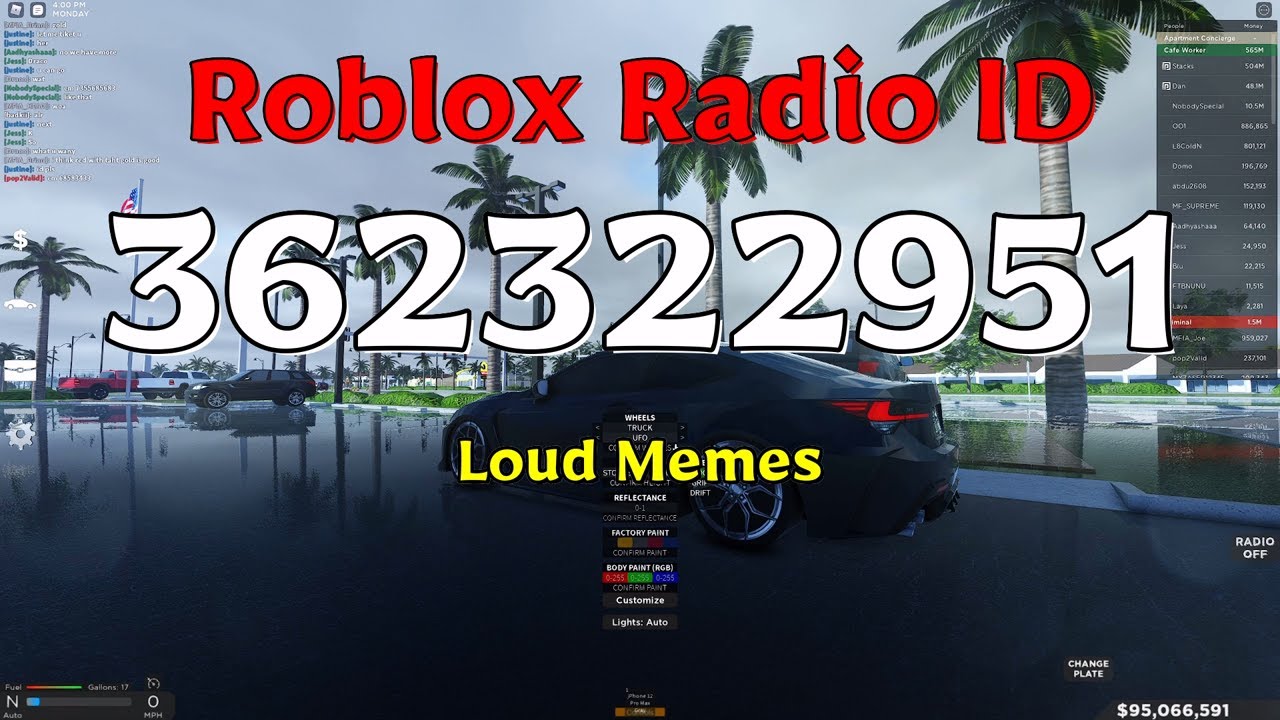 Loud Memes Roblox ID YouTube