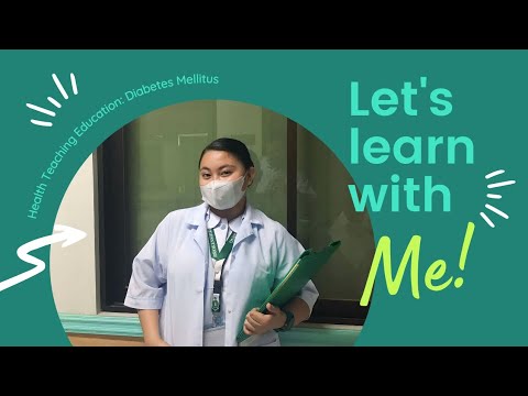 Health Teaching Education: Diabetes Mellitus - YouTube