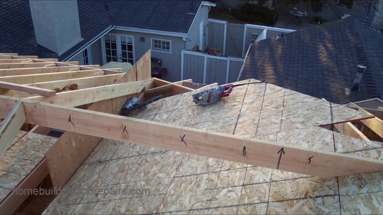 Gable Roof Addition Framing