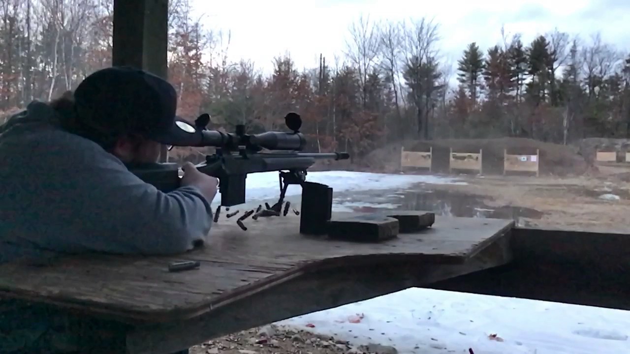 .308 muzzle flash - YouTube