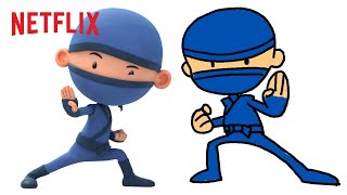 Draw Hello Ninja with Me!   Netflix Jr