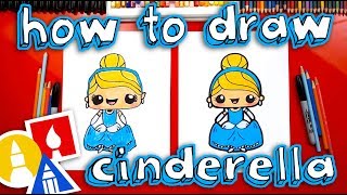 How To Draw Cute Cinderella Kawaii