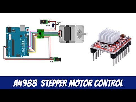 A4988 Stepper Motor Controller - Arduino & NodeMCU - YouTube