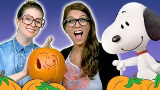 Ms. Booksy's Favorite Dog & Snoopy Pumpkin Carving With Crafty Carol - The Peanuts Movie