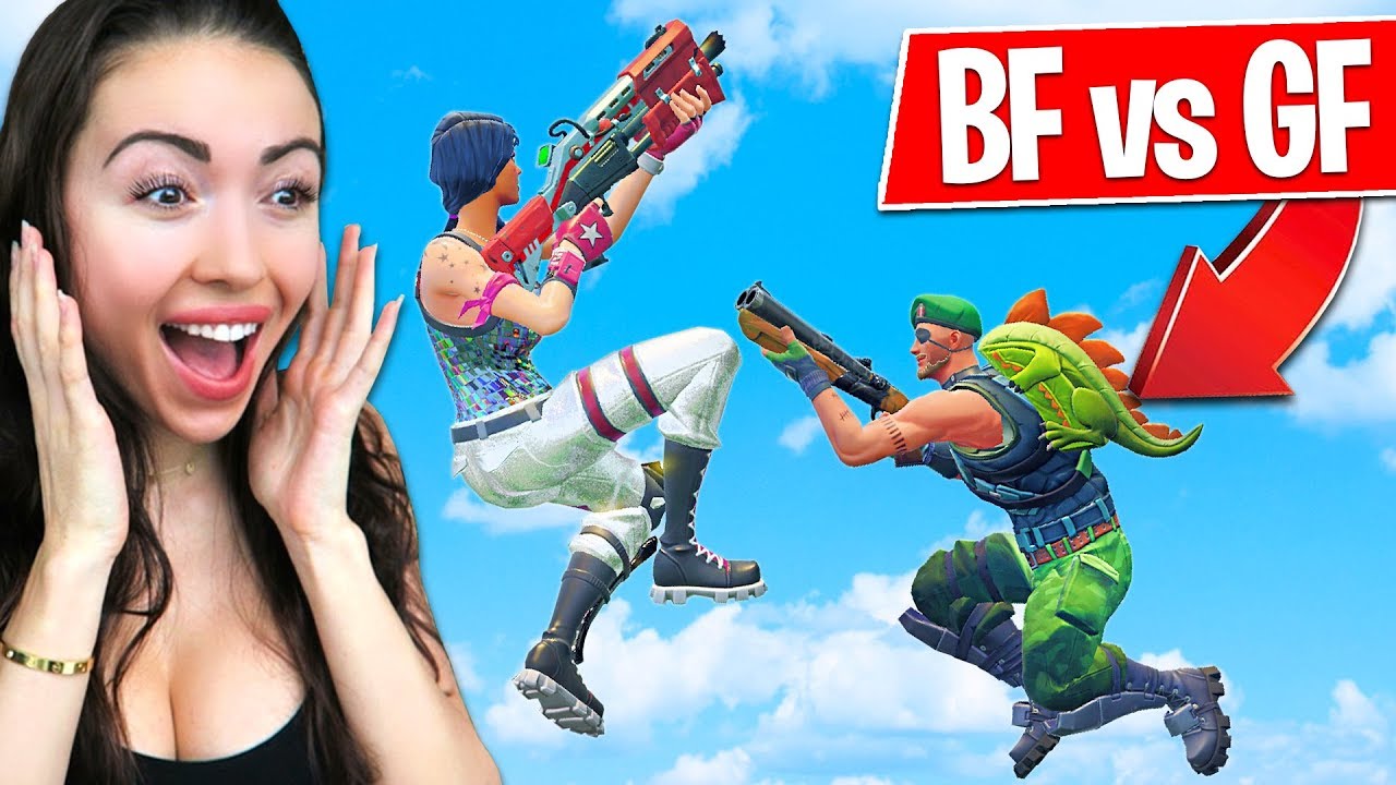 BOYFRIEND vs GIRLFRIEND in Fortnite Playgrounds! (MOBILE vs PC Build ...