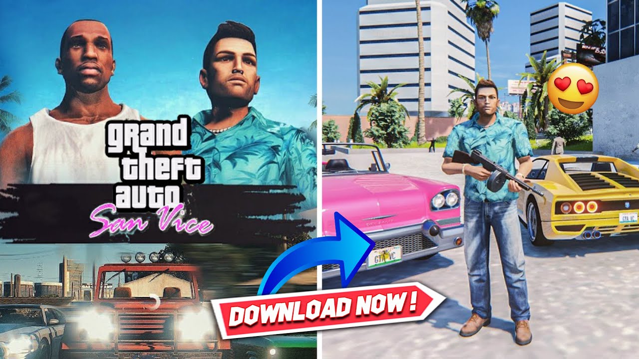 Vice CIty Full Map in San Andreas With Realistic Graphics Mod | GTA San ...