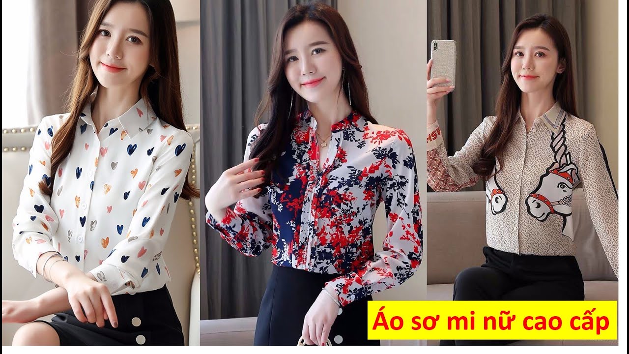 Áo sơ mi nữ công sở đẹp cao cấp nhiều kiểu dáng