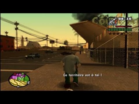 GTA San Andreas astuce guerre des gangs - YouTube