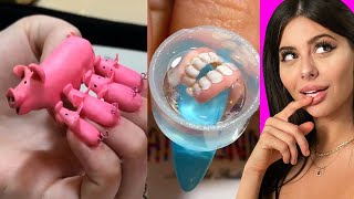 Weird Tik Tok NAIL ART