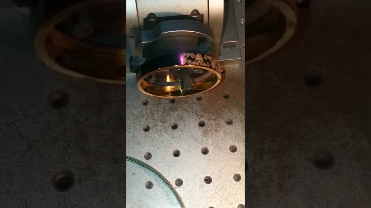 gold bangle marking and engraving  laser marker #jewellerydesign #youtubeshorts #trending #jewellery